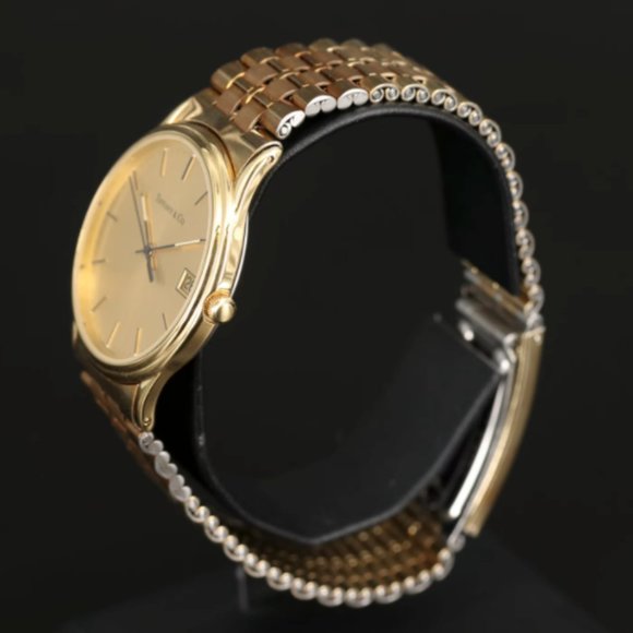 Tiffany & Co Gold Plated Wristwatch with Date